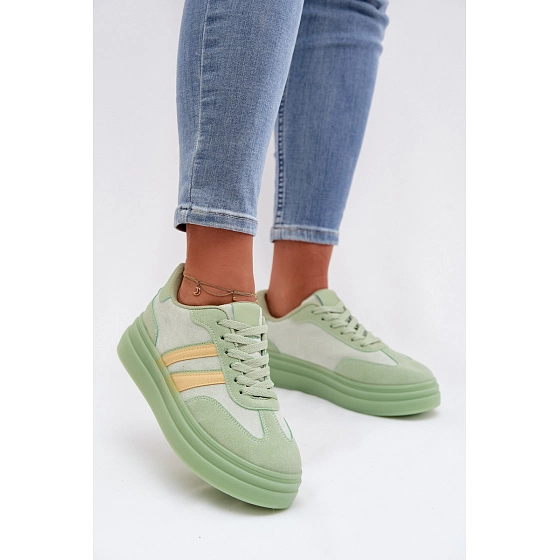 Dámské tenisky A021 zelené - Galleria
