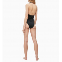 Jednodílné plavky KW0KW00807-BEH černá - Calvin Klein