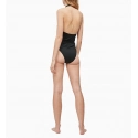 Jednodílné plavky KW0KW00807-BEH černá - Calvin Klein