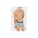 Pánské boxerky 111625 4R722 18111 šedé/bíle/potisk - Emporio Armani