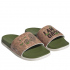 Dětské žabky / nazouváky Adilette Comfort Jr ID8029 Zelená s hnědou - Adidas