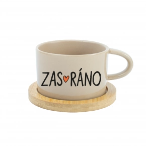 ZAS_RÁNO - krémový hrníček makronka 200 ml