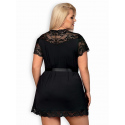 Elegantní župan 810 - PEI black 2XL/3XL -  Obsessive