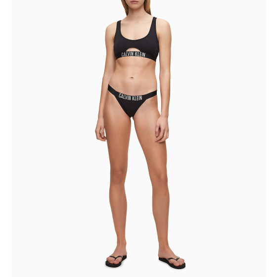 Vrchní díl plavek KW0KW00900-BEH černá - Calvin Klein