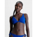 Dámská plavková podprsenka BIKINI KW0KW02041 C66 modrá - Calvin Klein