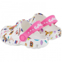 Dětské žabky Little Frog Jr 8701-691-3236 Bílá mix - Coqui