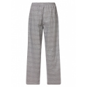 Dámské pyžamové kalhoty QS6893E 5FQ černo/bílá - Calvin Klein