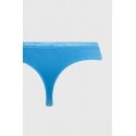 Dámská tanga 3Pack UW0UW04890 0V6 růžovo/modro/černé - Tommy Hilfiger