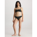 Dámská tanga 2 Pack CK96 000QD3990E BGH černá/šedá - Calvin Klein