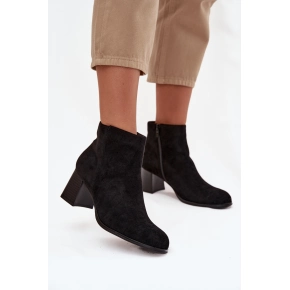 Dámské kotníkové boty JH21-80 černé - Marilou
