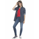 Dámská košile s dlouhým rukávem 145676 Dark Jeans-603 - Big Star