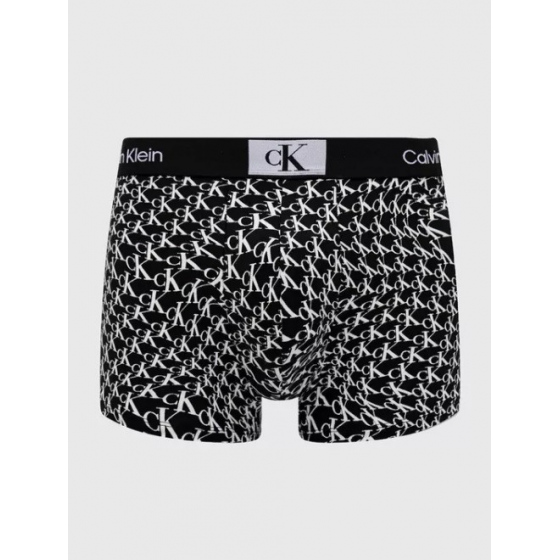 Pánské boxerky NB3403A  ACR černá/bílá - Calvin Klein