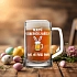 NEJLEPŠÍ VELIKONOČNÍ ZAJÍČEK? TEN CO NOSÍ PIVO - pivní sklenice 0,5 l 