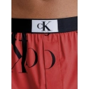 Pánské trenýrky 000NB3411A GNP červené s potiskem - Calvin Klein