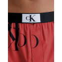 Pánské trenýrky 000NB3411A GNP červené s potiskem - Calvin Klein