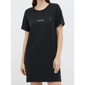 Dámská noční košile QS6896E UB1 černá - Calvin Klein