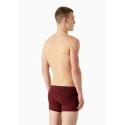 Pánské boxerky 112074 3F508 56936 černé se vzorem - Emporio Armani