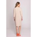 Dámské šaty S394 Béžová - Stylove