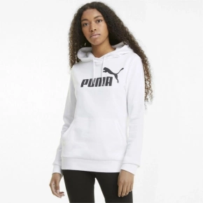 Dámská mikina Ess Logo W 586791 02 Bílá s potiskem - Puma