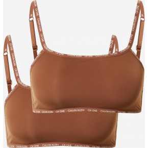 Nevyztužená braletka 2pack QD3806E BO8 bronzová/sandalwood - Calvin Klein