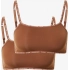 Nevyztužená braletka 2pack QD3806E BO8 bronzová/sandalwood - Calvin Klein