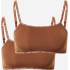 Nevyztužená braletka 2pack QD3806E BO8 bronzová/sandalwood - Calvin Klein
