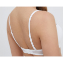 Dámská podprsenka QF6345E 100 bílá - Calvin Klein
