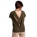 Dámská halenka B224 khaki - Bewear