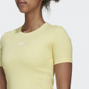 Dámské tréninkové tričko HN9081 Žlutá - Adidas