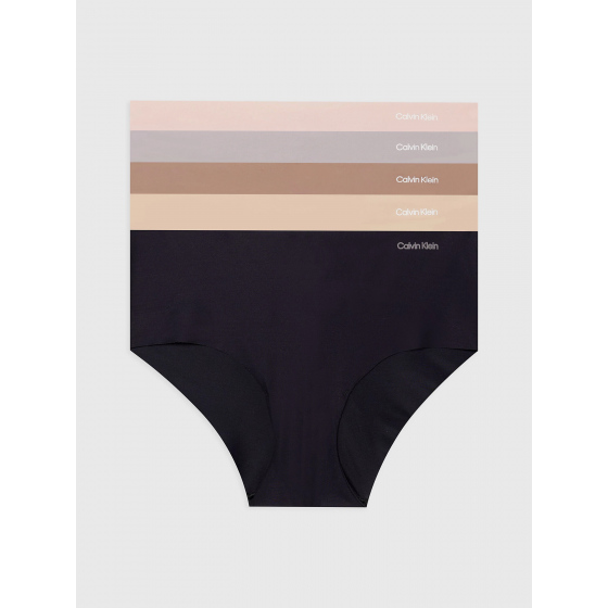 Dámské kalhotky 5Pack 000QD3557E NP1 vícebarevné - Calvin Klein