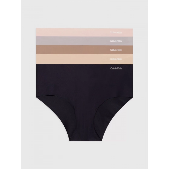Dámské kalhotky 5Pack 000QD3557E NP1 vícebarevné - Calvin Klein