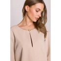 Dámské šaty S394 Béžová - Stylove