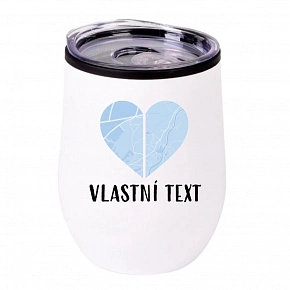 Personalizovaný termohrnek "BOWL" - Dvě místa, jedno srdce