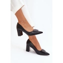 Dámské lodičky na klínku 55-A36 černé - Givana
