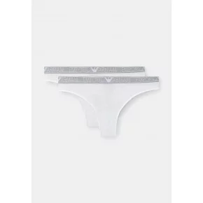 Dámské kalhotky 2Pack 164752 4R223 00010 bílé - Emporio Armani