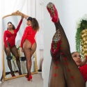 Sexy punčocháče s mašlemi 12-4149 - InStylefashion