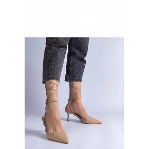 Dámské lodičky na jehlách K10040 béžové - Bellamica