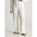 Dámské kalhoty 000QS7058E 101 ecru - Calvin Klein