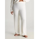 Dámské kalhoty 000QS7058E 101 ecru - Calvin Klein