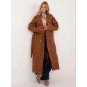 Dámský kabát LK CZ 509786.99 Světle hnědý - LAKERTA