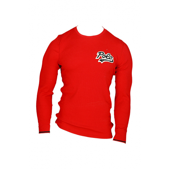 Pánské pyžamové tričko 714754014003 červená - Ralph Lauren