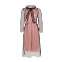 Dámské šaty K039 Powder Pink - Makover