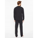 Pánské pyžamo L/S PANT SET 000NM2510E UB1 černé - Calvin Klein