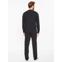 Pánské pyžamo L/S PANT SET 000NM2510E UB1 černé - Calvin Klein