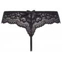 Dámské sexy tanga V-8628 Černá - Axami