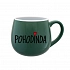 POHODINDA - zelený keramický hrníček 300 ml