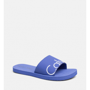 Pantofle KW0KW00398-038 modrá - Calvin Klein