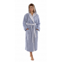 Župan unisex Tampa DUO 3959 5251 Světle modrá s modrou - Vestis