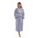 Župan unisex Tampa DUO 3959 5251 Světle modrá s modrou - Vestis