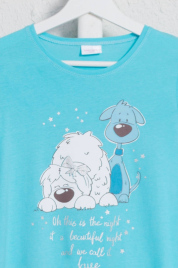 Dětská noční košile s dlouhým rukávem Little dogs 2114 - Vienetta